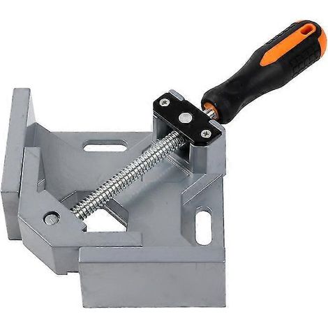 Pince à angle droit à une main, outil de serrage à angle droit à 90 degrés en alliage d'aluminium pour menuisiers et amateurs-AquaForge