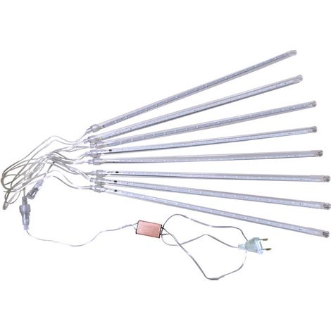 Guirlande lumineuse solaire étanche effet pluie de météores pour décorations de Noël (1/3)