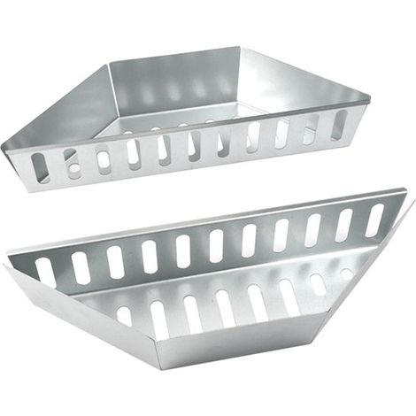 Soportes profesionales para briquetas，2 piezas，cesta para briquetas，cestas para carbón，Para barbacoas tipo Kettle de 47，57 y 67 cm (1/5)