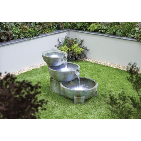 Easy Fountain Impressions Oasis Tiered Garden Water Feature Stone Effect (1/5)