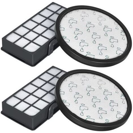 Lot de 2 Filtre pour Aspirateur Rowenta Silence Force Cyclonic RO6984EA RO6941EA RO6963EA RO6921EA RO6971EA RO6993EA (Modèle RO69XX) Filtre pour Rowenta X-Trem Power Cyclonic ZR006001 (1/4)