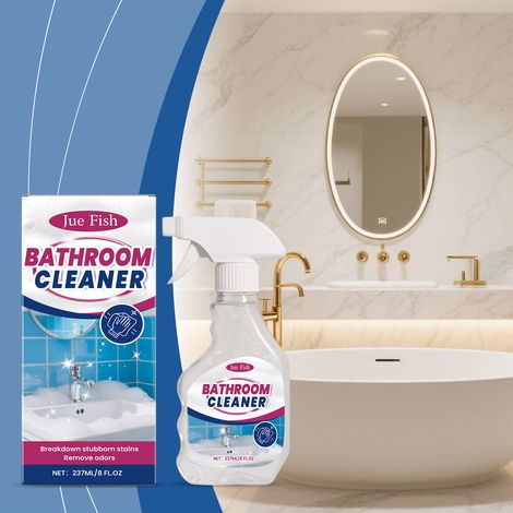 Badreiniger für den privaten Gebrauch, einschließlich Duschkabinen, Wandfliesen, Wasserflecken und Schmutzentfernung – 237 ml -- DE (1/5)