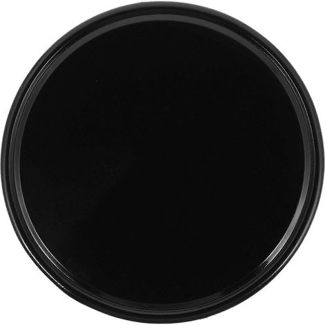 Lot de 10 tapis de voiture ronds antidérapants avec rangement intégré et protection pour téléphone.-8.00X8.00X0.10CM-Black (1/4)