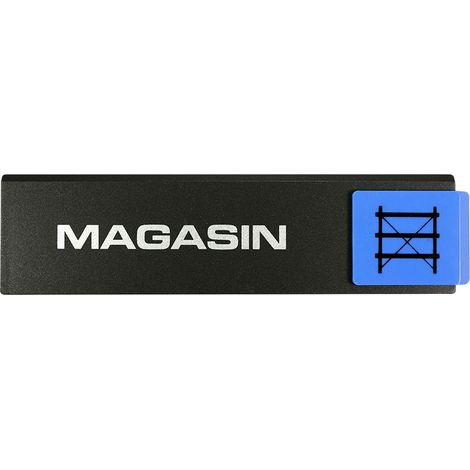 Plaque de porte Magasin - Europe design 175x45mm - 4260518