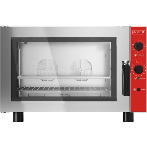 Four électrique à convection 4 niveaux avec humidificateur porte latérale 400V - 825 x 685 x 560 mm - Gastro M (1/2)