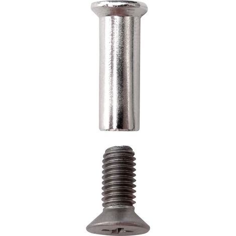 Itar – Vis de liaison traversante inox 304 – Longueur 10 mm – Filetage M5 – Pour perçage Ø6 mm – Vendu à l'unité