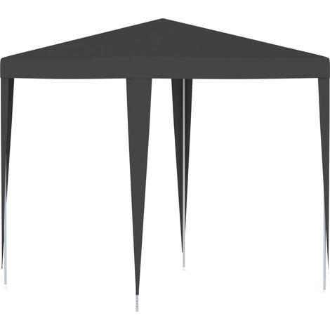 INLIFE Tente de réception professionnelle 2x2 m Anthracite (1/8)