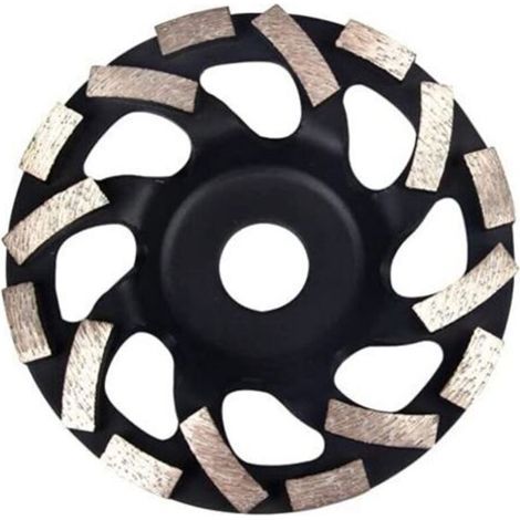 Disque Diamant 125, Disque Poncage Beton, Meulage pour le Béton, Disque abrasif diamanté Extra Speed Béton 125mm Disque Abrasif Diamanté pour Béton, Maçonnerie, Granit, Meule Diamantée pour Meuleuse (1/4)