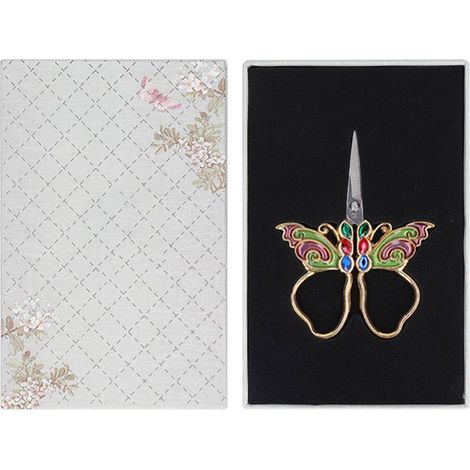 Ciseaux de couture vintage en acier inoxydable, incisifs, décoratifs, portables, pratiques 3,5x6,4x8,3cm, ciseaux à broderie pour maison (1/5)
