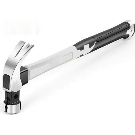 13oz Marteau Charpentier Robuste avec Arrache Clou Magnétique, Marteau à Griffes, Hammer Claw pour Maison, Industrie, Menuiserie,Outillage (1/5)