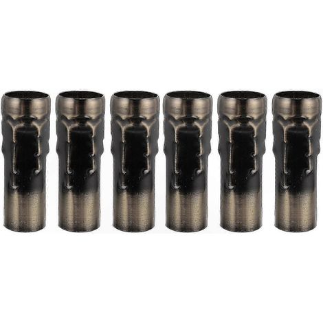 Lot de 6 cache-douilles E14 pour lustres à culot candélabre (1/2)