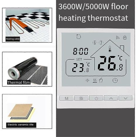Thermostat chauffant électrique à film chauffant 105 Wifi 16A (1/5)