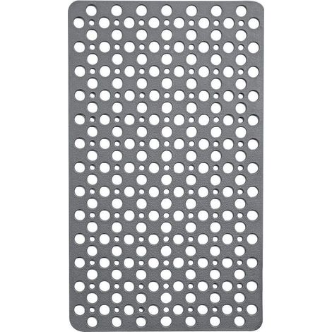 GDHZS-Tapis de Bain Antidérapant,Imperméable et Résistant aux Chutes,Gris,75 x 43cm (1/5)