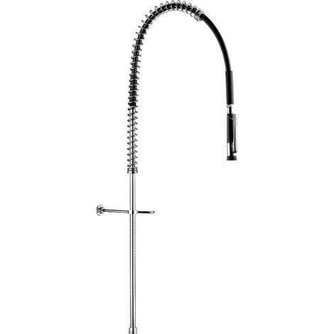 Delabie Geschirrspülbr.+Handbrause 433010 o.Arm.,Steigrohr lang G3/4