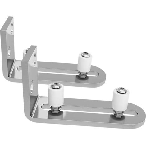 2 pièces guide de sol pour porte de grange coulissante (1/5)