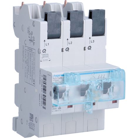 HAGER HTS335C SLS-Schalter 3P Cs-35A, für Sammelschiene-'1159118' (1/5)