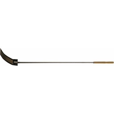 Pala Ricurva da forno per brace misura: 10x36,5 cm con manico in alluminio (1/2)