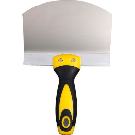 Couteau Stucateur Pour Seau 17 cm - Grattoir À Seau - Spatule Stucateur - Manche Bi-Matière (1/4)