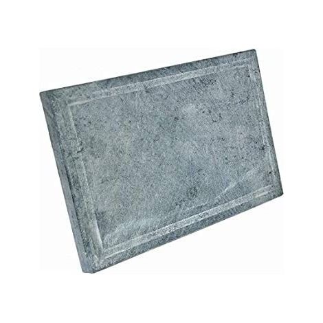Koem pietra naturale ollare di ricambio cm 30x40 per bistecchiera spessore 2 cm lavica barbecue griglia Grigio 30x40 cm
