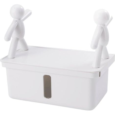 Rangement salle de bain mural blanc pour cuisine résistant (1/5)