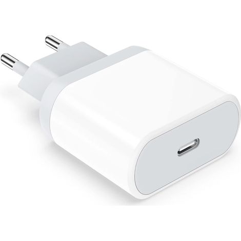 20-W-USB-C-Schnellladegerät für iPhone 14/14 Plus/14 Pro/14 Pro Max/13/12/11/XS/XS Max/XR/X, iPad, AirPods, USB-C PD 3.0-Ladeanschluss, Netzteil (1/5)
