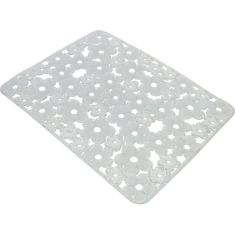 Salvaplatos para fregadero, rectangular, de pvc translúcido, 30 x 40 cm (1/2)
