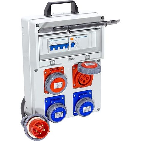 quadro di distribuzione 220v/380v con pulsante di emergenza ideal star cm 330x220x150 (1/3)