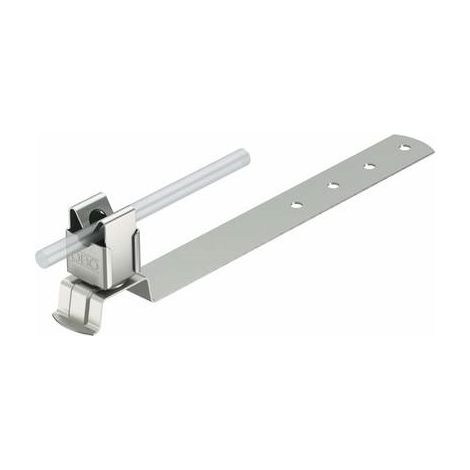 OBO Bettermann Supporto per linea di colmo 8mm acciaio inossidabile, antiruggine A2 1.4301, 5215552