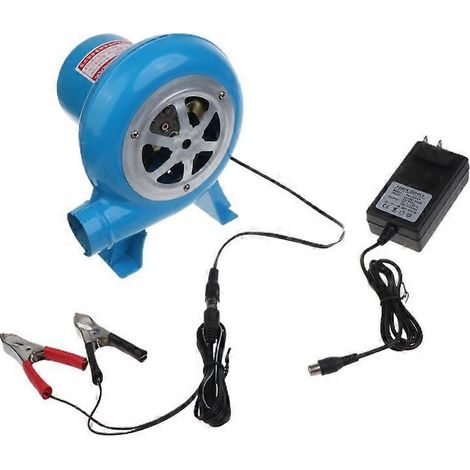 BBQ ventilateur de grille soufflant vitesse réglable 12V clip 2800R AC100V-240V allume-feu 60W - portable pour barbecue extérieur