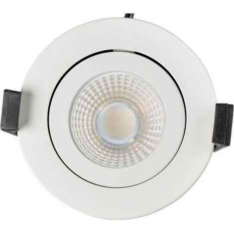 Spot encastrable orientable variable salle de bain IP65 – Température de couleur ajustable 3000K/4000K/6000K – 6W 600 lumens – Transformateur rapide sans outil – Woltz (1/5)