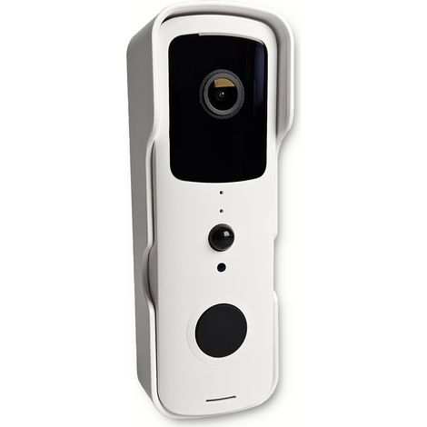 Sonnette portier HD SomLife app tuya smart life , autonome sans fils, alerte direct smartphone, vision nocture 155°