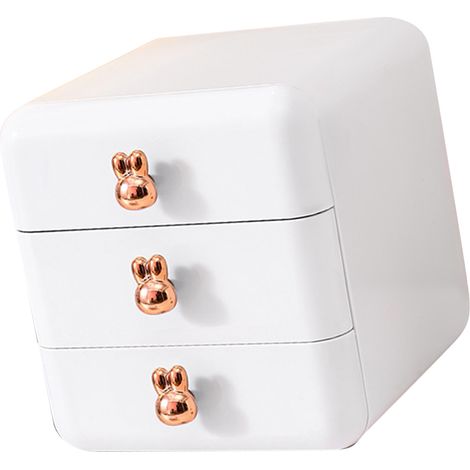 Aufbewahrungsbox für Schmuck, Haaraccessoires und kleine Gegenstände, ideal für Schlafzimmer, Studentenwohnheime oder Büros. (1/5)