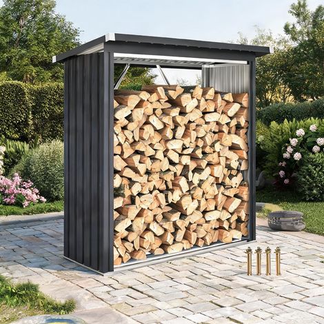 Chariot de jardin en verzinkter Stahl 150 x 66,5 x 150 cm (1/5)