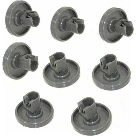 Roulettes Lave Vaisselle pour Panier Inférieur - Compatible avec Privileg, Faure, AEG, Electrolux, Zanussi... Jeu Complet de 8 Roues (1/5)