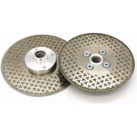 Disque Diamanté à Tronçonner et à Meuler 125 mm x M14 Lame de Scie Électroplaqué pour Pierre Marbre Carreaux Granit (1/4)