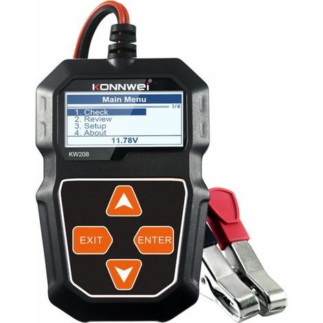 Testeur de charge de batterie de voiture 12V analyseur d'alternateur automobile professionnel (1/5)