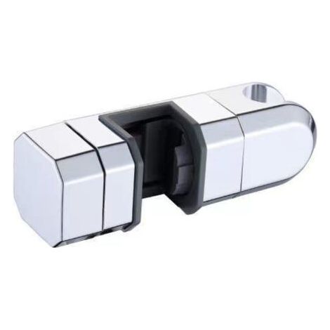 BUNTHAUS Duschkopfhalter, universell 15 mm–30 mm, 360-Grad-Drehung, verchromter Duschkopfhalter, abnehmbare Gleitstange für Duschsystem (Silber) (1/5)