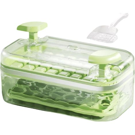 Bacs à glaçons pour congélateur avec couvercle Outil à glaçons démoulage Gadget de Cuisine en Silicone Pour maison cuisine réfrigérateur bar restaurant café pique-nique (1/5)