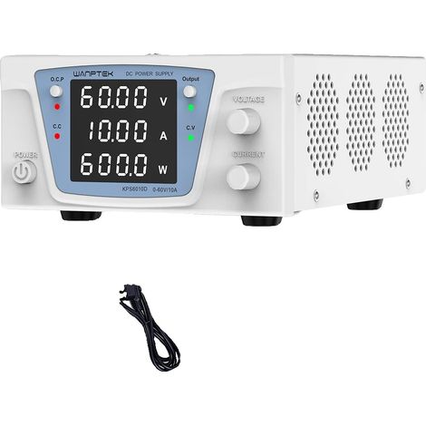 Fuente de alimentación de CC, control programable, salida de alto rendimiento, KPS6010D 60V 10A, 220V (1/2)