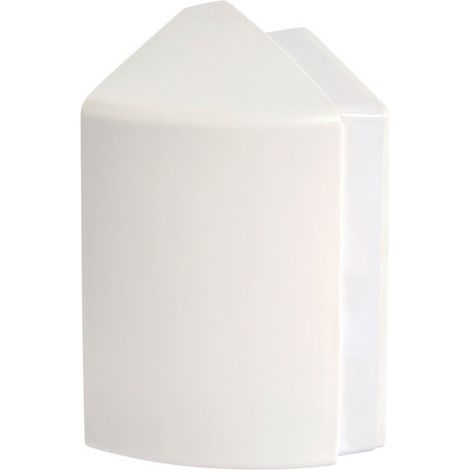 Extension angle intérieur queraz enclipsage direct pour GBD50100 RAL 9016 Pure HAGER GBD501004E9016