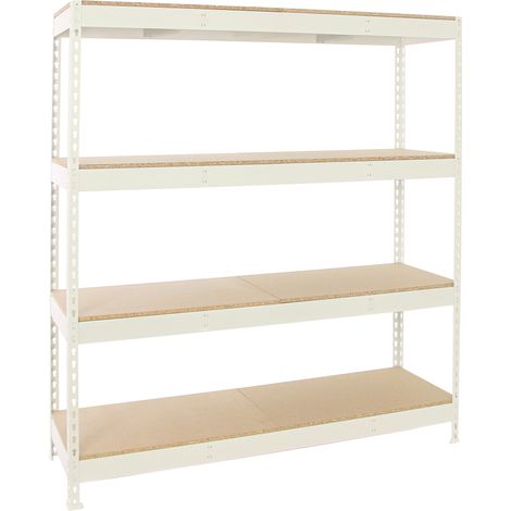 Estantería SIMONRACK Simonforte 2409-4 chipboard blanco/madera
