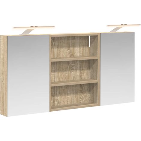 Maison Exclusive - Badezimmerschrank-Set 3 pcs 100 x 10,5 x 50 cm