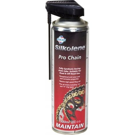 Lubrificante per catene Fuchs Silkolene PRO 500ml per moto, quad, scooter e ATV