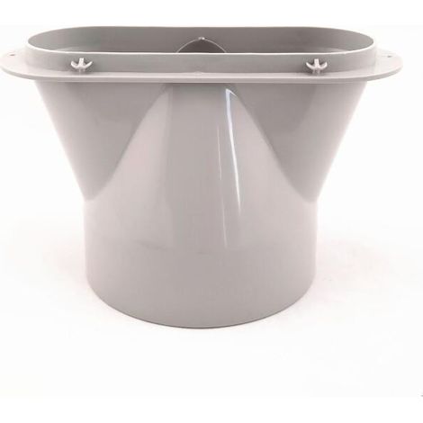 Conector de manguera de escape de aire acondicionado de 130 mm, compatible con juntas de ventanas y rejillas de ventilación de aire acondicionado. (1/5)