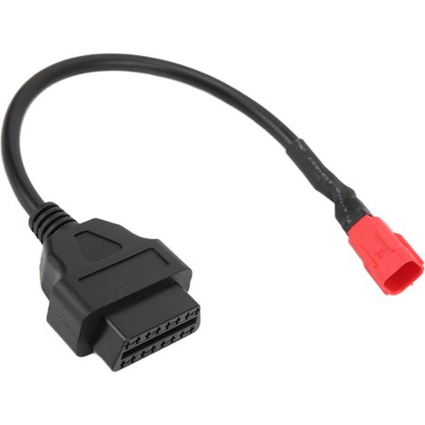 Adaptateur de câble OBD professionnel 16 broches vers 6 broches pour scanner de diagnostic moto (1/5)