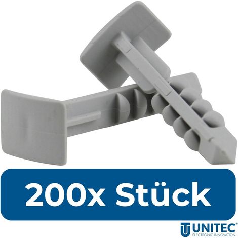 200x Dübelstecknagel 40mm Grau (1/3)