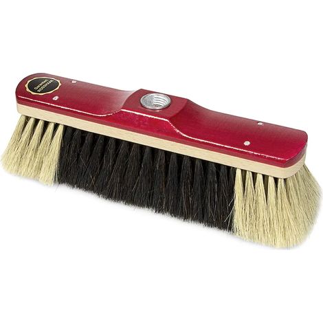 Balai Nölle garni de crin de cheval, 28 cm, rouge/noir/naturel (1/2)