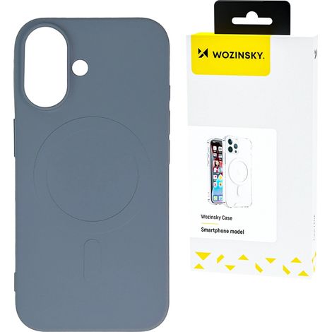Magnetische Silikonhülle für Samsung Galaxy S25, Magsafe-Hülle – Grau