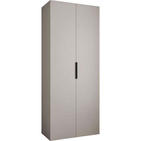 Armario Hartford 572, Cachemira, 246x100x52cm, Puertas de armario: Con bisagras, Número de estantes: 8 (1/5)