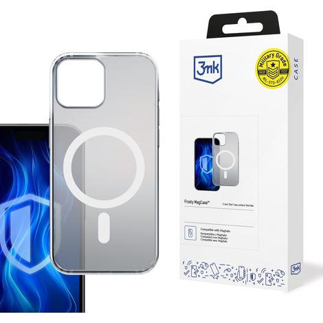 Funda MagCase 3mk Frosty blanca para Apple iPhone 15 Plus (1/5)